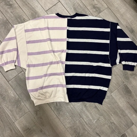 Free People Uptown Stripe Sweatshirt - Picture 4 of 7
